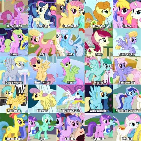 generation 4 my little pony|my little pony g4 characters.